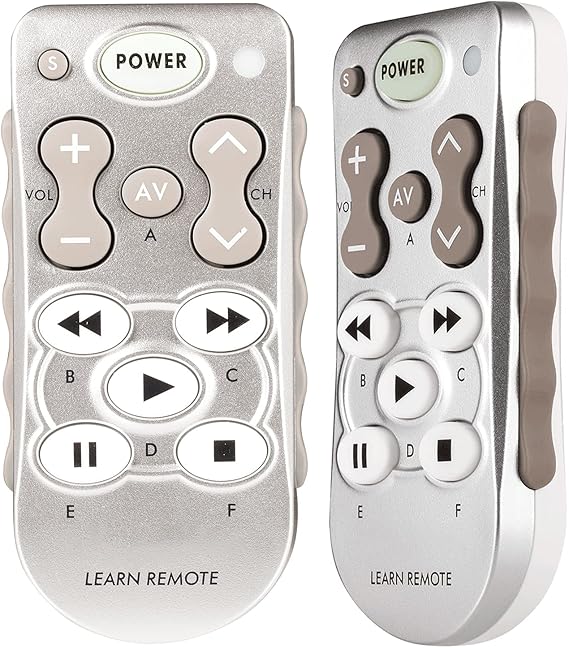 Universal TV Remote Control for Seniors Big Button for Elderly Easy Mode Simple