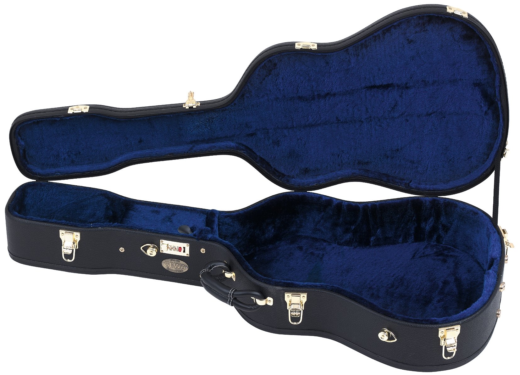 Astuccio Per Chitarra Acustica GEWA Flat Top - Custodia Leggera Con Interno Felpato Nero - Foto 8