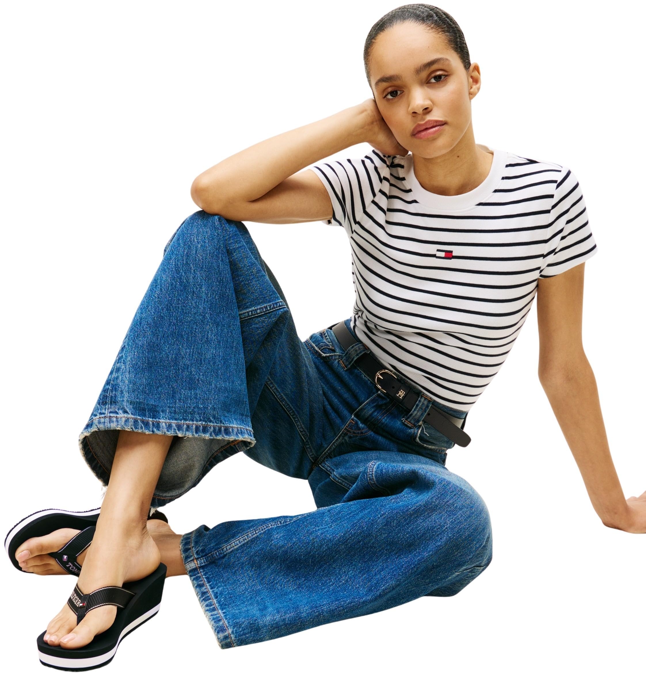 Tommy Hilfiger Chanclas Mujer Summer Sandal con cuña