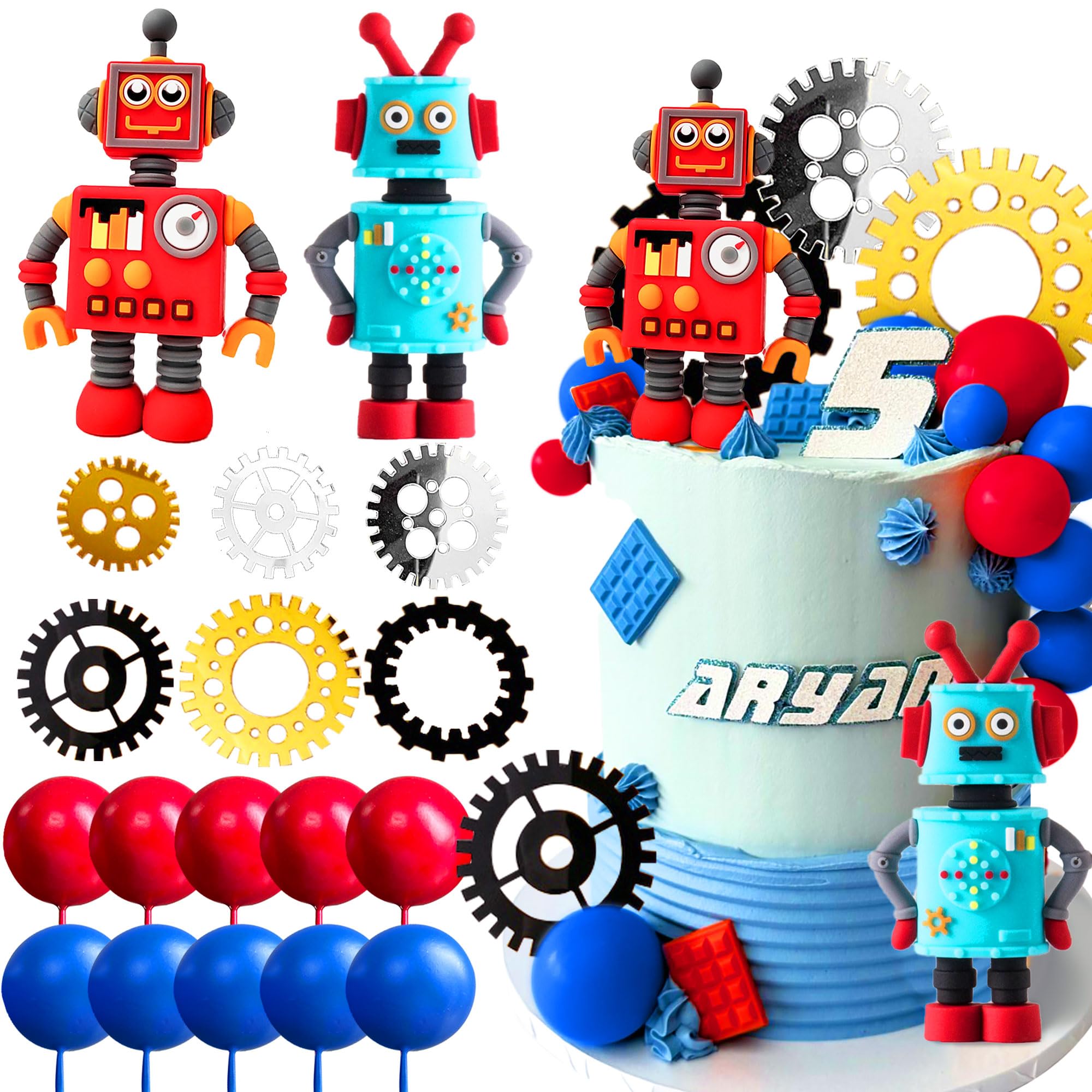 Photo 1 of JeVenis Luxury Robot Cake Topper