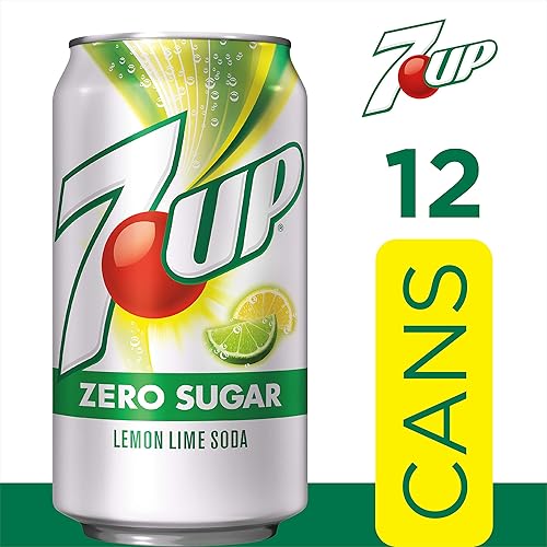 Vista 18 de 7UP Zero Sugar Lemon Lime Soda, latas de 12 onzas líquidas (paquete de 12)