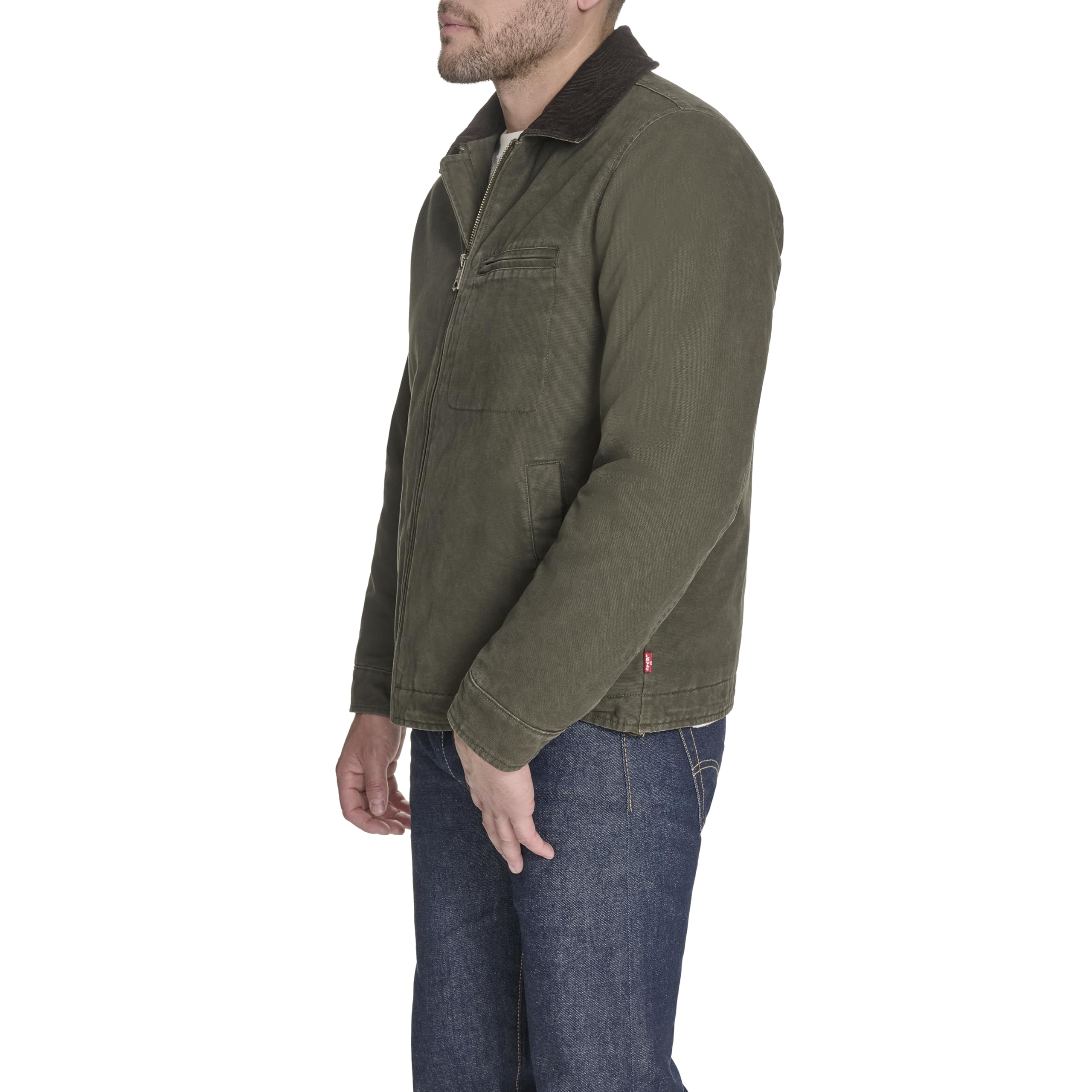 Levi's Herren Cotton Depot Jacket With Corduroy Collar Jacke (1er Pack)
