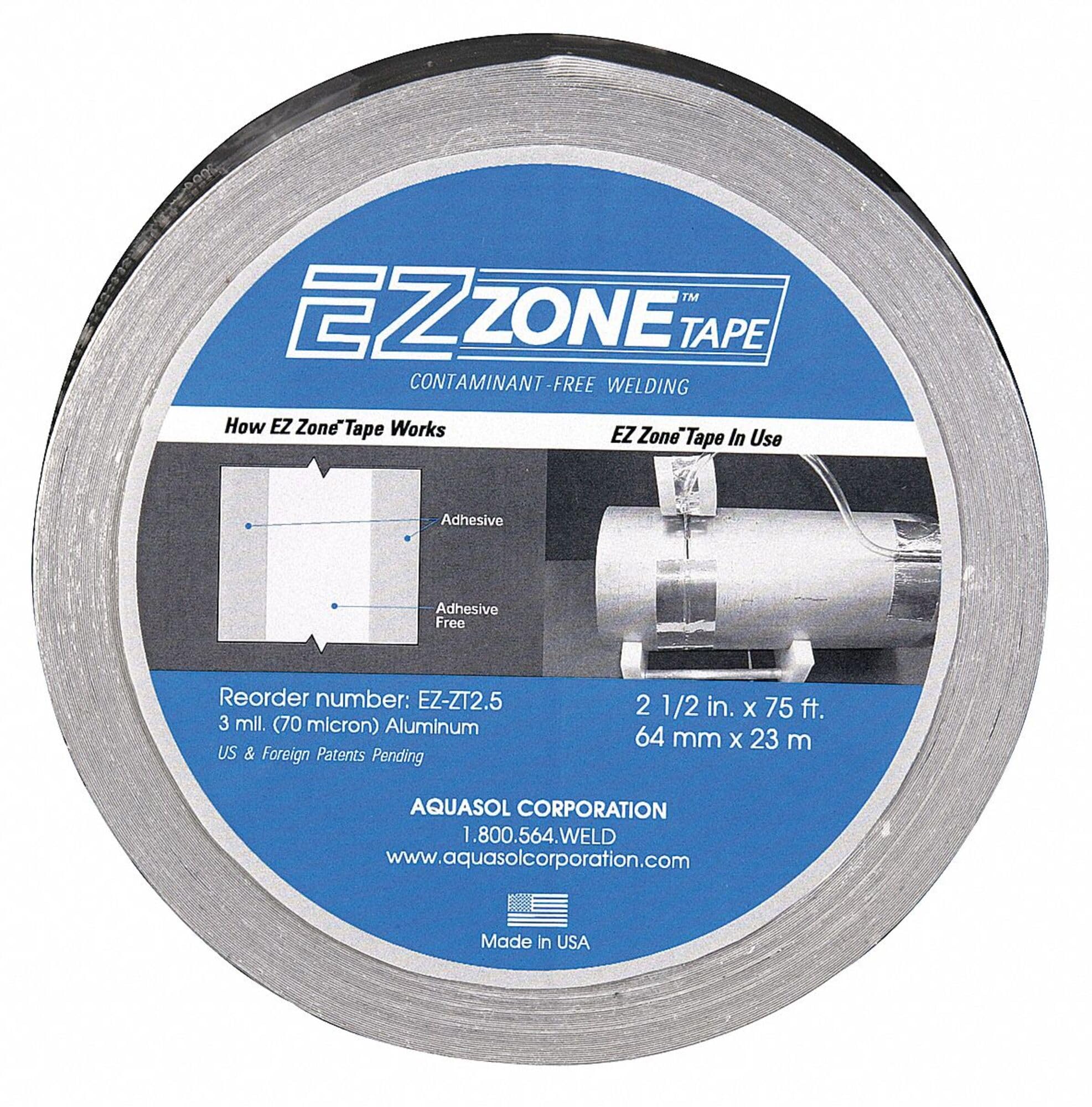 AQUASOL EZ-ZT2.5 EZ Zone Tape, 2.5