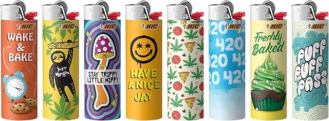 BIC Encendedor Maxi Pocket Edición Counterculture 8 Unidades miniatura 2