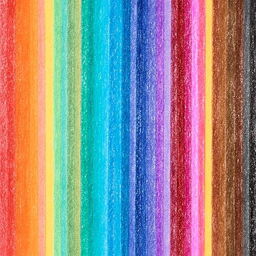 Miniatura 6 de Colorations Lápices de colores juego de 36, hexagonales de fácil agarre, núcleo de gran tamaño para menos roturas