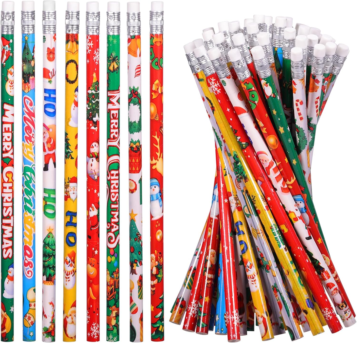 emzrivo Christmas Pencils Christmas Holiday Pencils Xmas