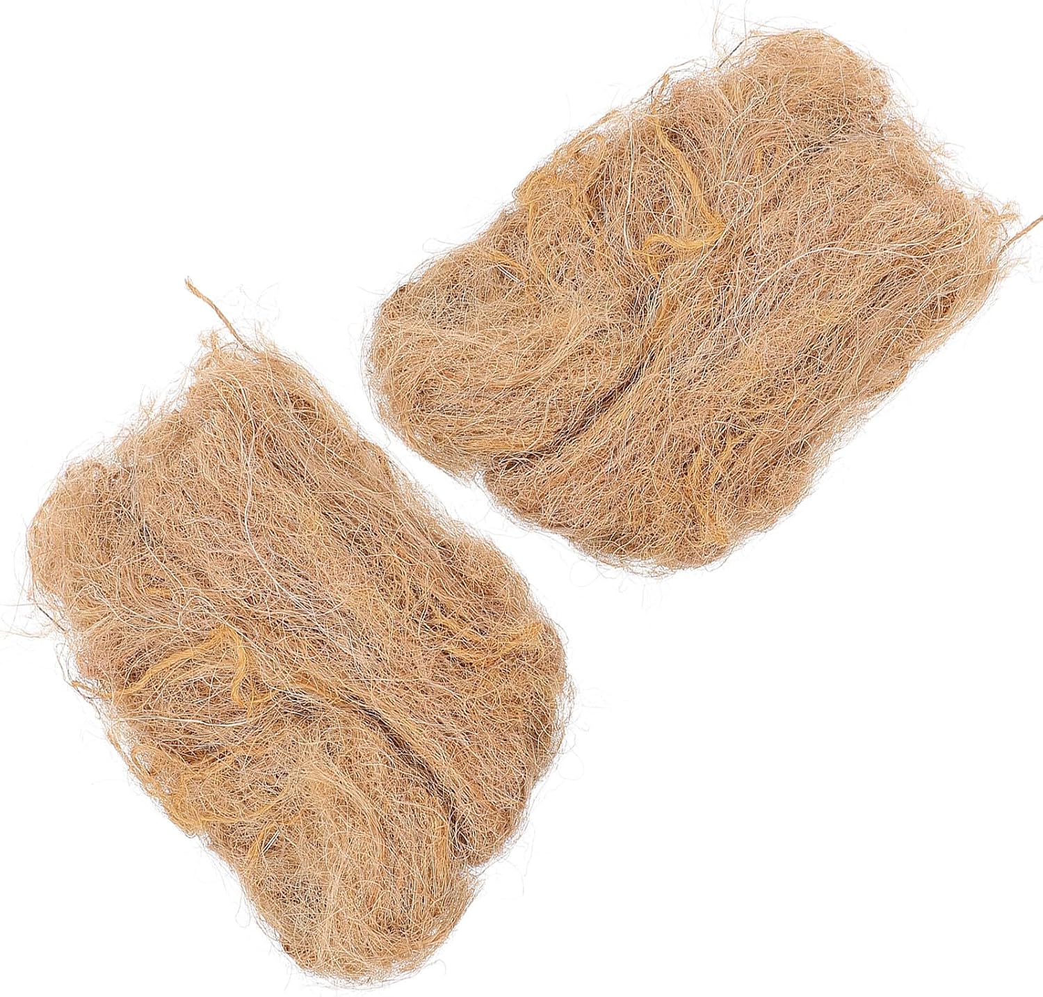 Jute Silk Fire Starter Tool 2pcs Natural Fibers Quick Ignition Outdoor Camping Fire Starting Kit Survival Emergency Use