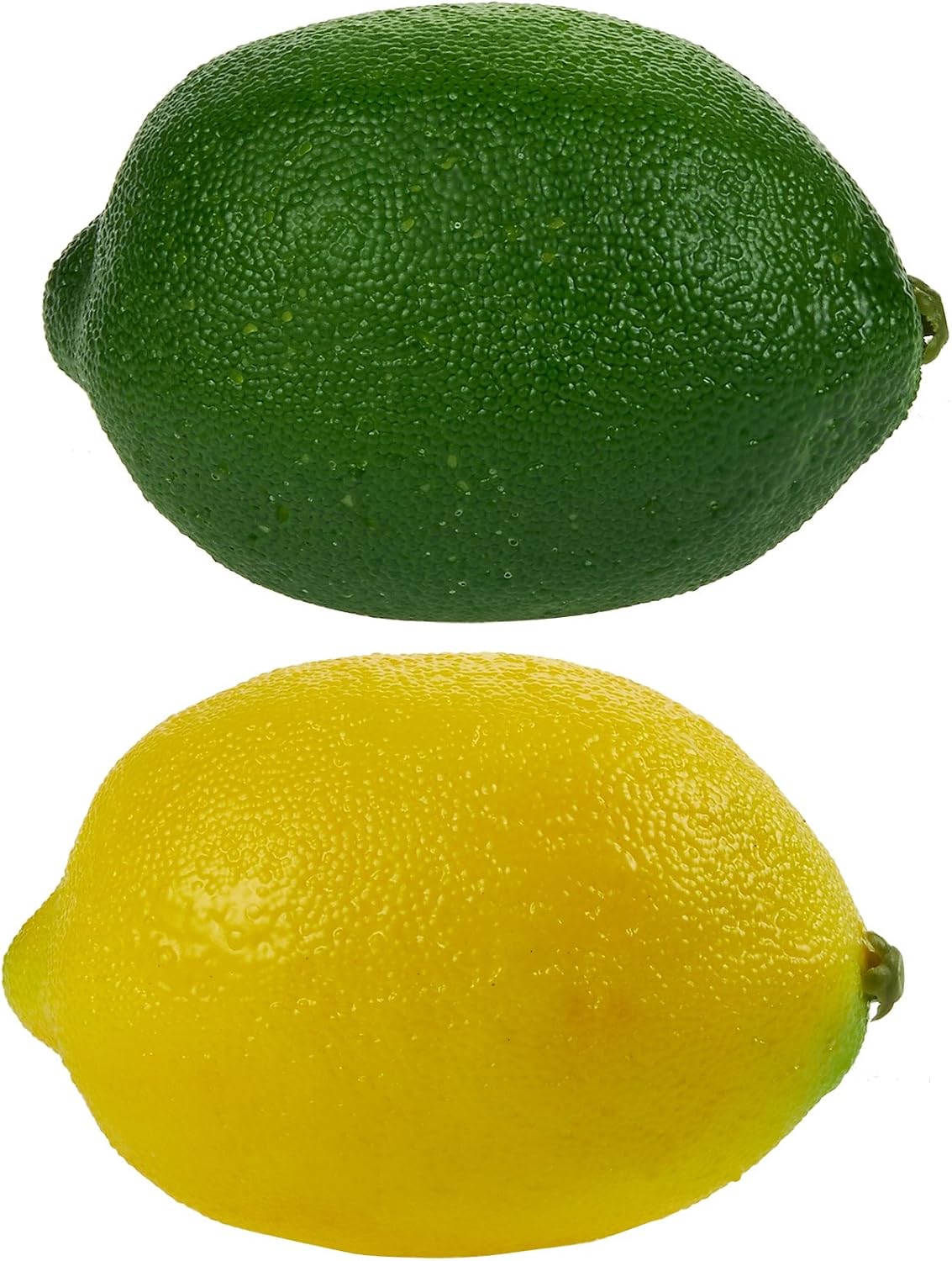 Juvale Large Artificial Lemons and Limes, Realistic Decorative Home Kitchen Fake Prop Fruit - Set of 12