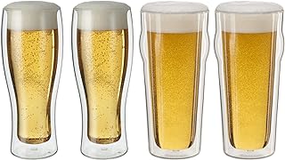 ZWILLING Sorrento 4-pc Double-Wall Pint & Pilsner Glass Set