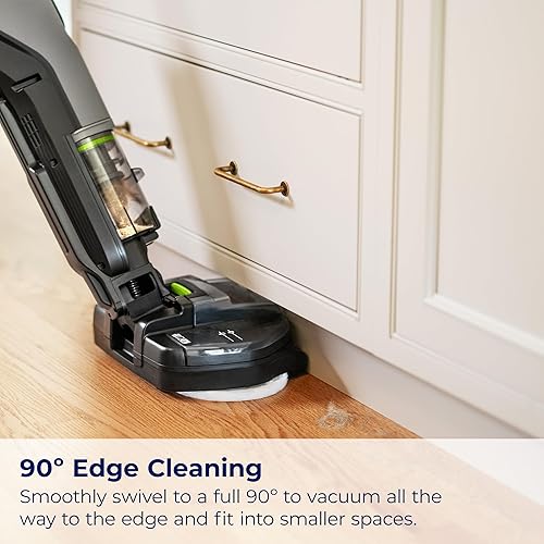 Miniatura 5 de BISSELL SpinWave + Vac - Trapeador giratorio para suelo duro + aspiradora, plano, limpieza multiusos, fórmula desinfectante de suelos duros incluida