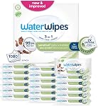 Lingettes WaterWipes Sensitive+ pour Bébé et Tout-Petit, 3-en-1, Prend Soin, Protège, 99,9% Eau, Nettoyage Texturé, Sans Parfum et Hypoallergénique, 540 Compte (Paquet de 9)