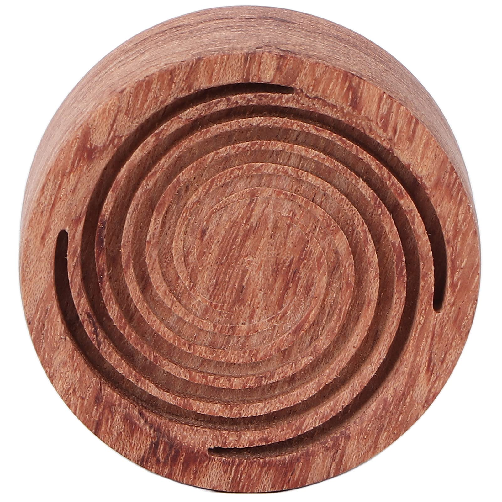 Wakects Diffusor aus Holz, Mini Tragbarer Duftdiffusor, Aufbewahrungsbox aus Rosenholz, für Auto Schlafzimmer Wohnzimmer Büro Badezimmer (Wirbel)