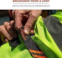 Vista 4 de Ergodyne Squids 3137 - Arnés acolchado para escáner de código de barras, estilo cabestrillo, cordón de anclaje para escáneres de código de barras