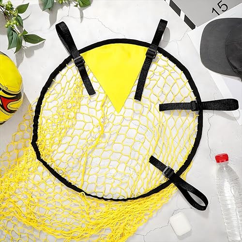 Miniatura 4 de Deekin 2 cubos de fútbol con zonas de puntuación resaltadas, redes de tiro de esquina para disparar precisión, equipo de práctica de entrenamiento,