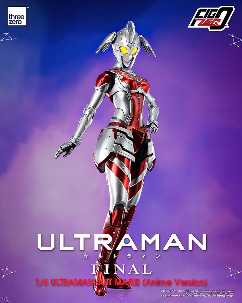 Amazon.com: threezero FigZero Ultraman Suit Marie (Anime