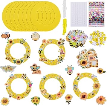 Bestewelry Bee DIY Craft Kits Wreath Craft Kit Happy Wreath Arts Decoration