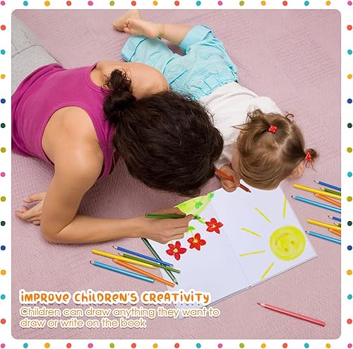 Miniatura 7 de Henoyso Paquete de 20 regalos de regreso a clases para estudiantes, 7 x 10 pulgadas, tapa dura, libro en blanco para que los niños escriban