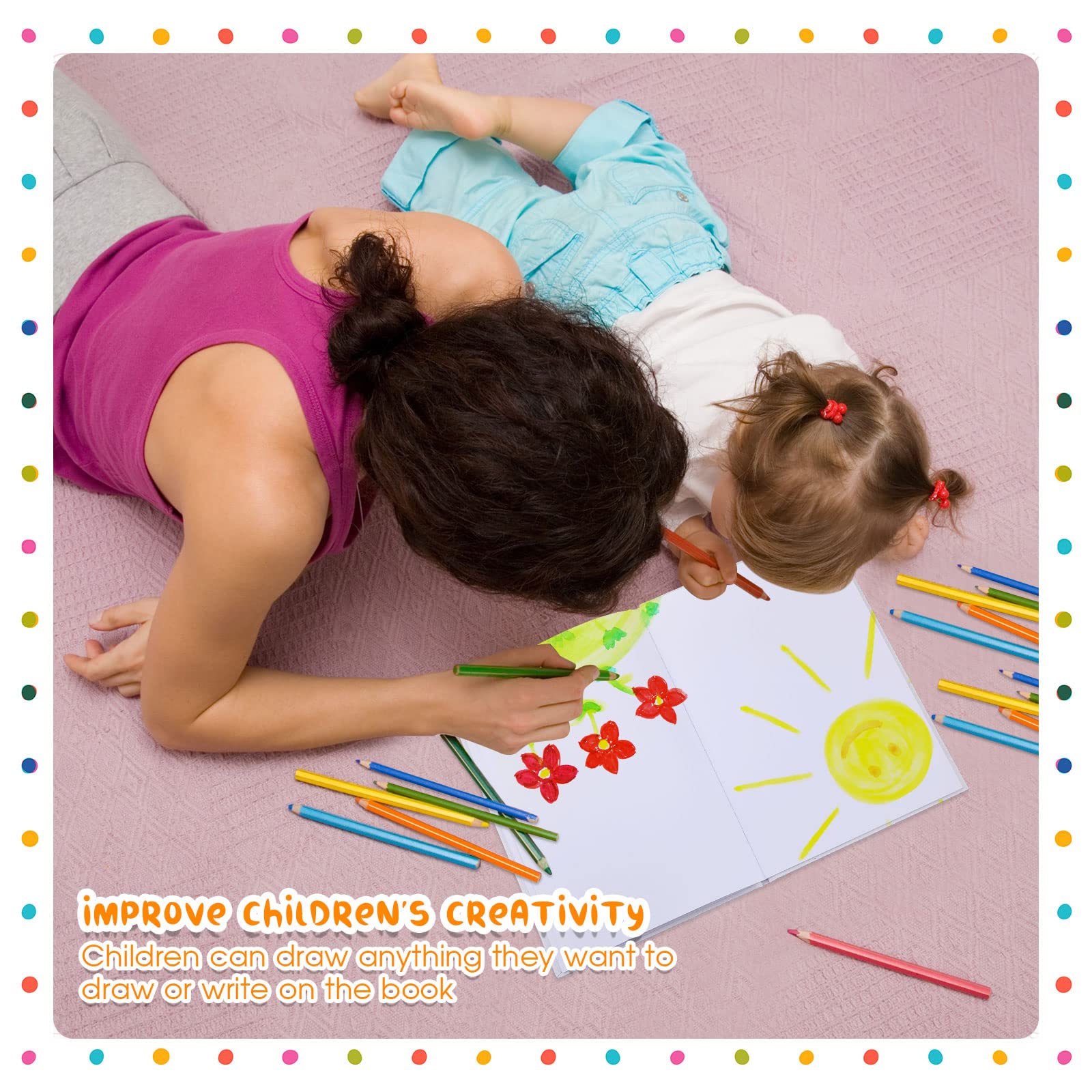 Confezione da 10 libri vuoti per bambini da scrivere storie 17 x 20 cm senza righe libro con copertina rigida bianca copertina rigida libro vuoto per diari schizzi, scrittura e forniture artigianali