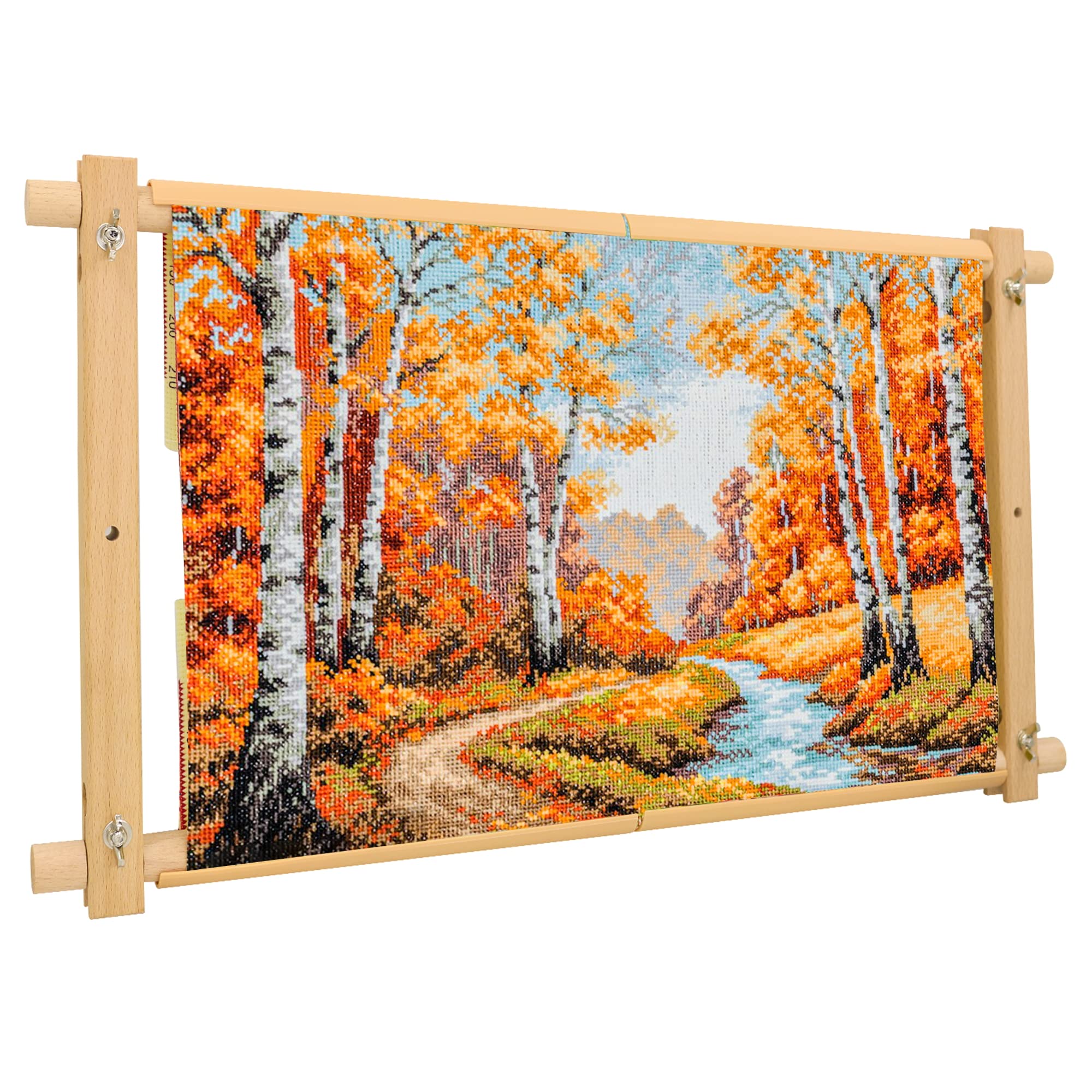 Cross Stitch Tapestry Frame, Beech Wood Needlepoint Stretcher Clip Frame