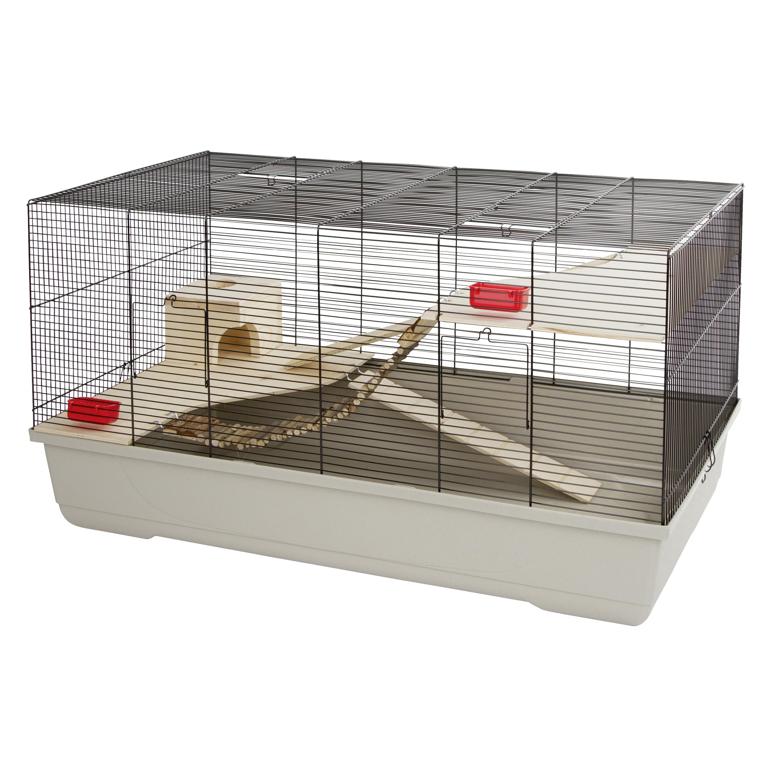 Jaula para animales pequeños Gabbia Hamster 102, beige, 100 x 53 x 55 cm