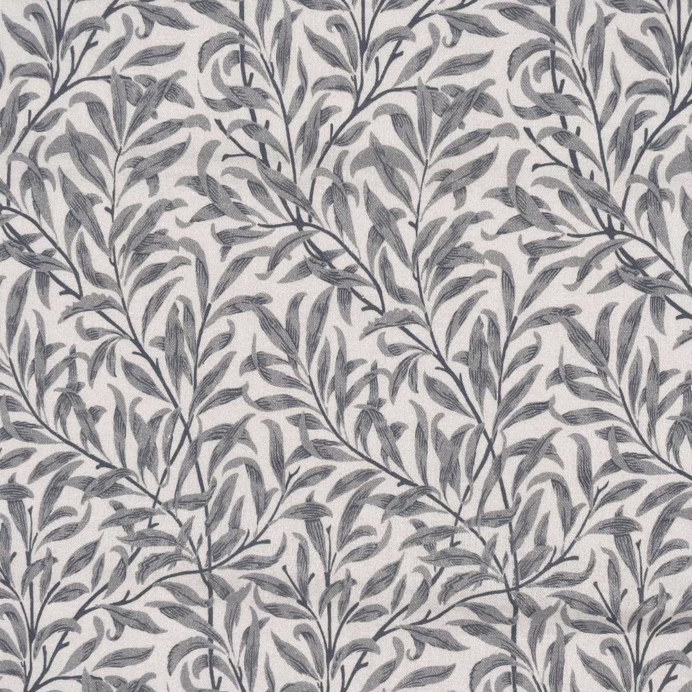 100% Cotton Digital Fabric William Morris Willow Bough Vines Floral Flower (Sold Per Half Metre) (Silver)