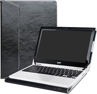 Protective Case Cover for Acer Chromebook R11 CB5-132T C738T/Acer Chromebook 11 CB3-131/Acer Spin 1 SP111-33 & CTL Chromebook NL71CT-L 11.6" Laptop,Black
