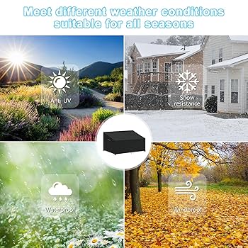 Waterproof Garden Sofa Couch Cover Outdoor Furniture Covers 2 3 Seater