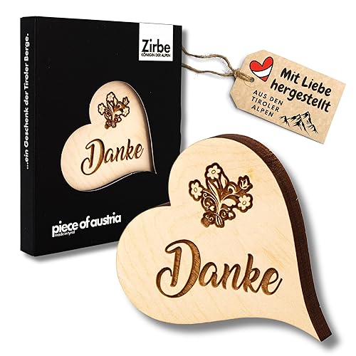 sagl.tirol Mini cuore di cembro in confezione di alta qualità