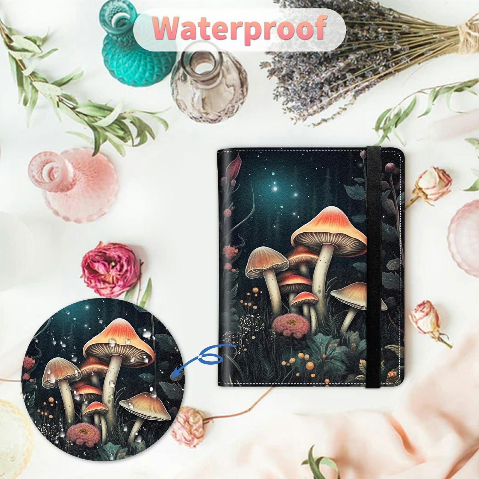 Album fotograficzny z grzybami 120 x 120 kieszeni mocna gumka mini małe albumy folder ochronny liść na zdjęcia album rodzinny ślub rocznica
