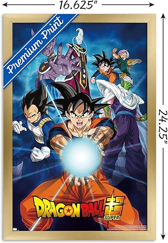 Miniatura 76 de Trends International Dragon Ball Super - Póster de pared de grupos, 22.375 x 34 pulgadas, paquete de póster y montaje