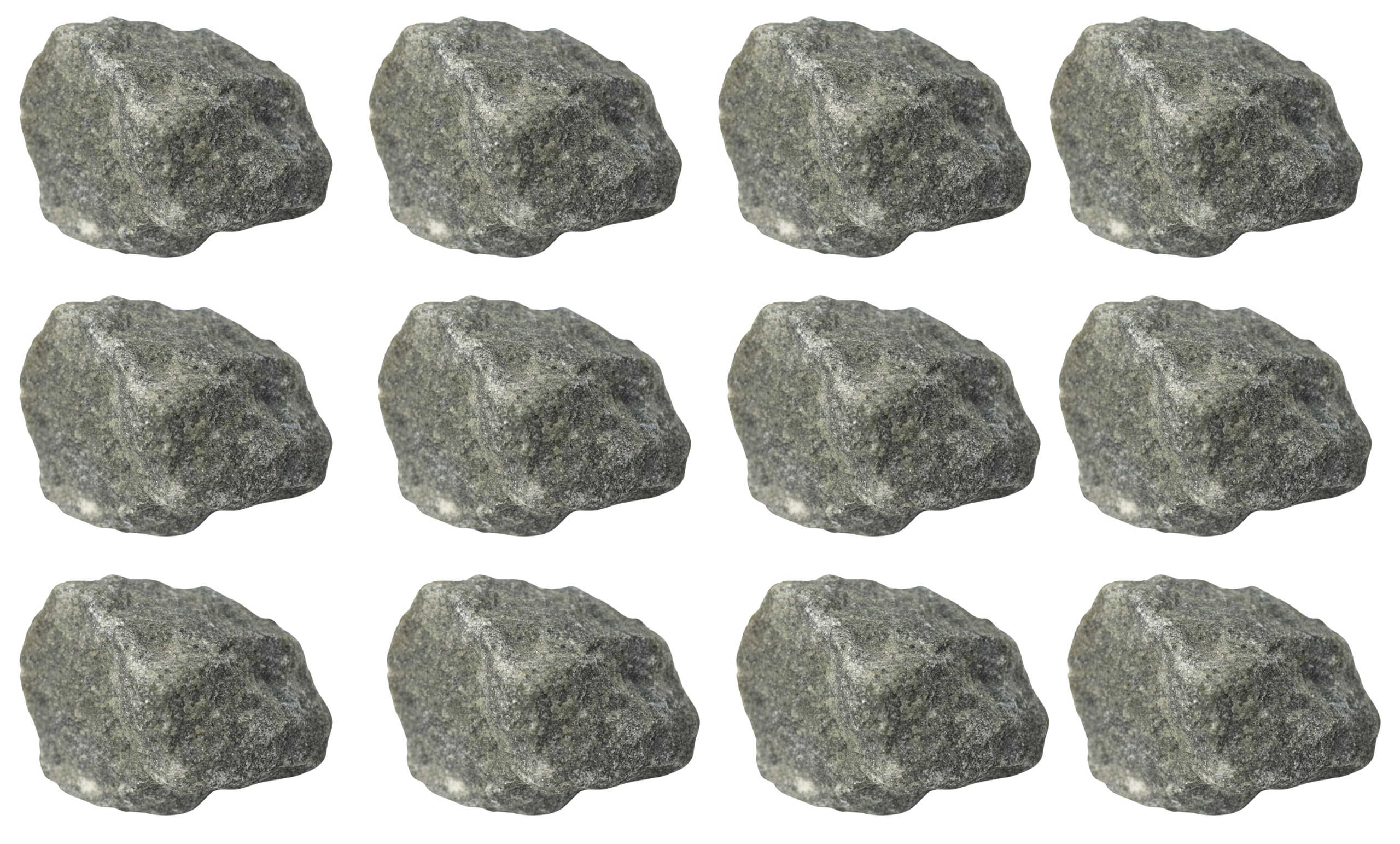 EISCO 12 pezzi di olivina grezza, campioni minerali – circa 2,5 cm – Geologo selezionato e lavorato a mano – ideale per aule di scienze – Confezione di classe