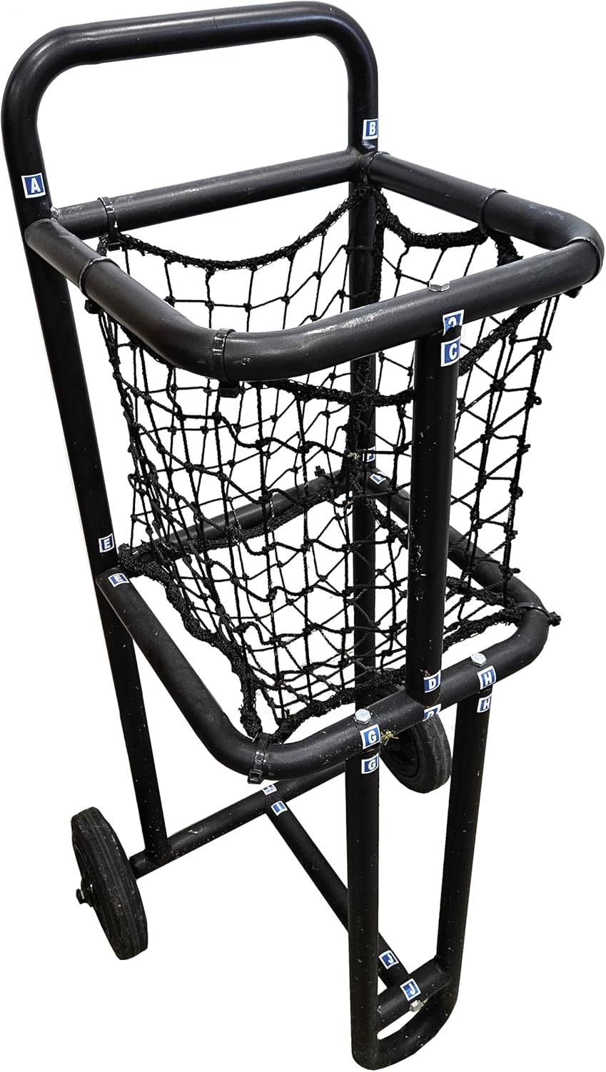 Jones Sports Ball Caddy Cart for Pitching Machines. Baseball, Softball, Cricket.