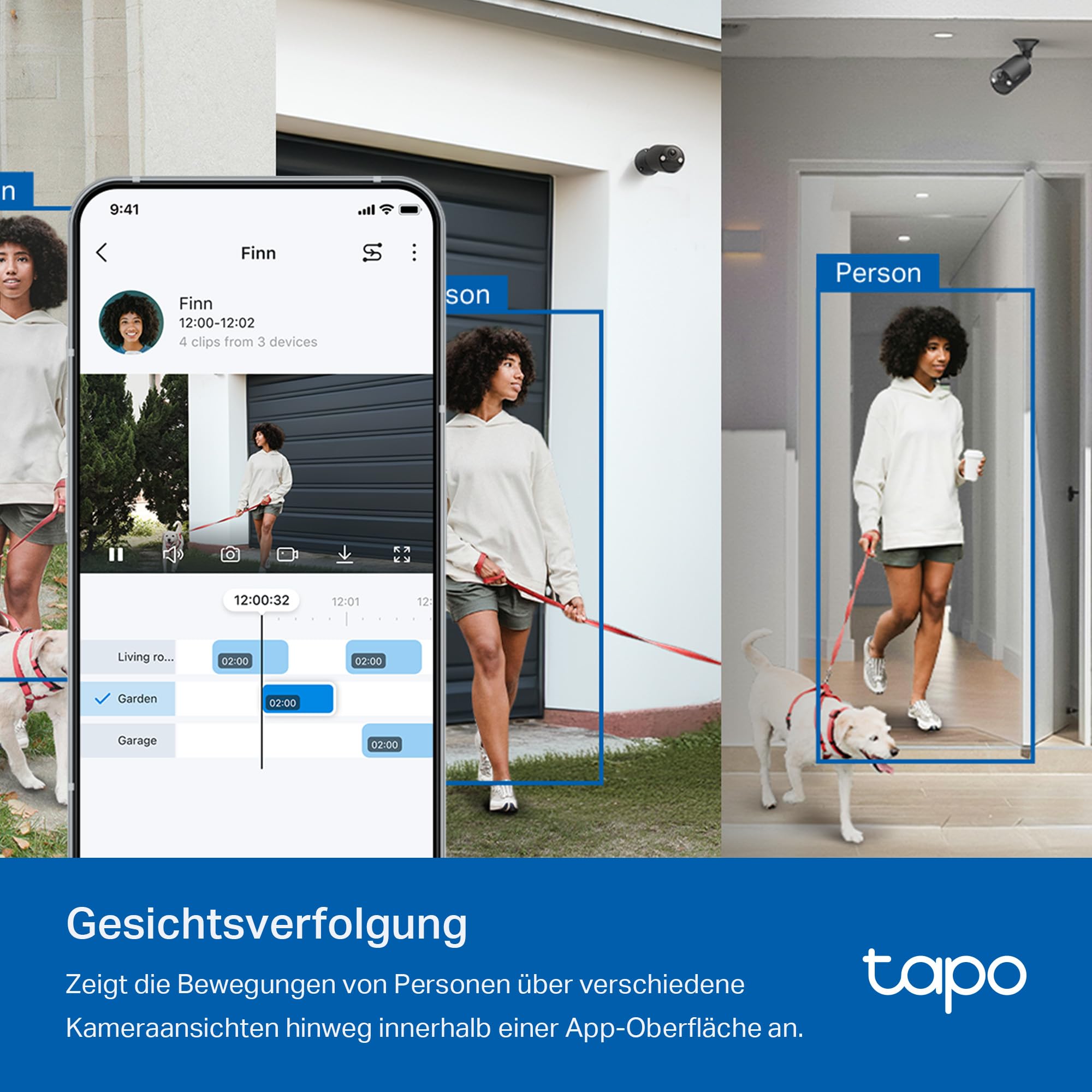 Tapo H500 CentralHub, 16GB integriert, Speicher erweiterbar auf bis zu 16TB, unterstützt 16 Kameras & 64 Sensoren, lokaler Speicher, HDMI, 5 GHz WLAN/Ethernet, integrierter Alarm, Matter