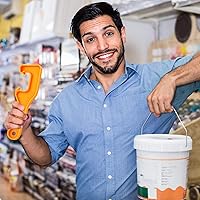 Vista 7 de Mudder Abridor de tapa de cubo de plástico, 4 piezas, 5 galones, abridor de cubos, herramienta de herramienta para uso industrial en el hogar