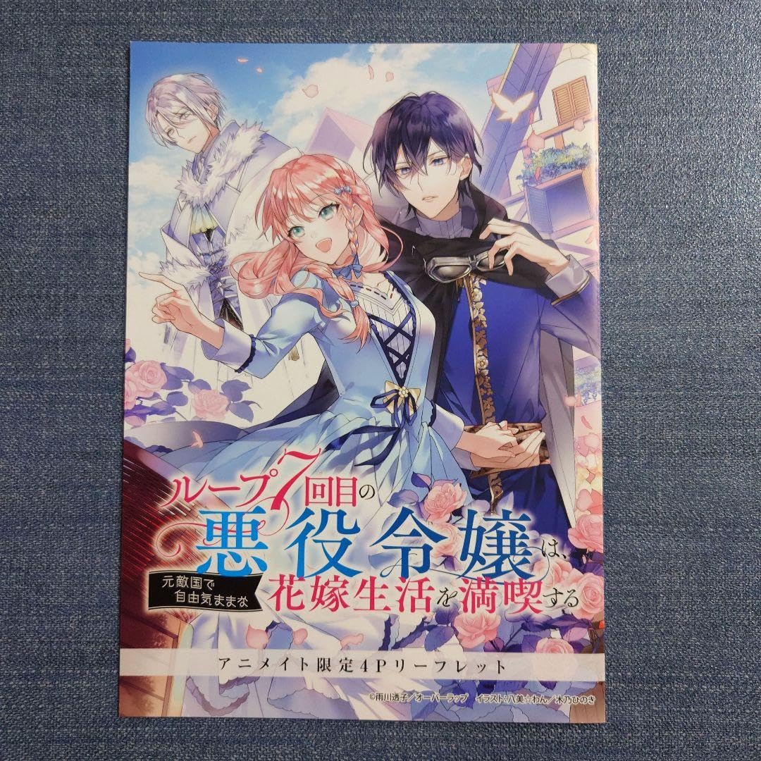 ループ7回目の悪役令嬢 ルプなな 2巻 アニメイト購入特典 ４Pリーフレット ループ7回目の悪役令嬢 ルプなな 2巻 アニメイト購入特典 4Pリーフレット