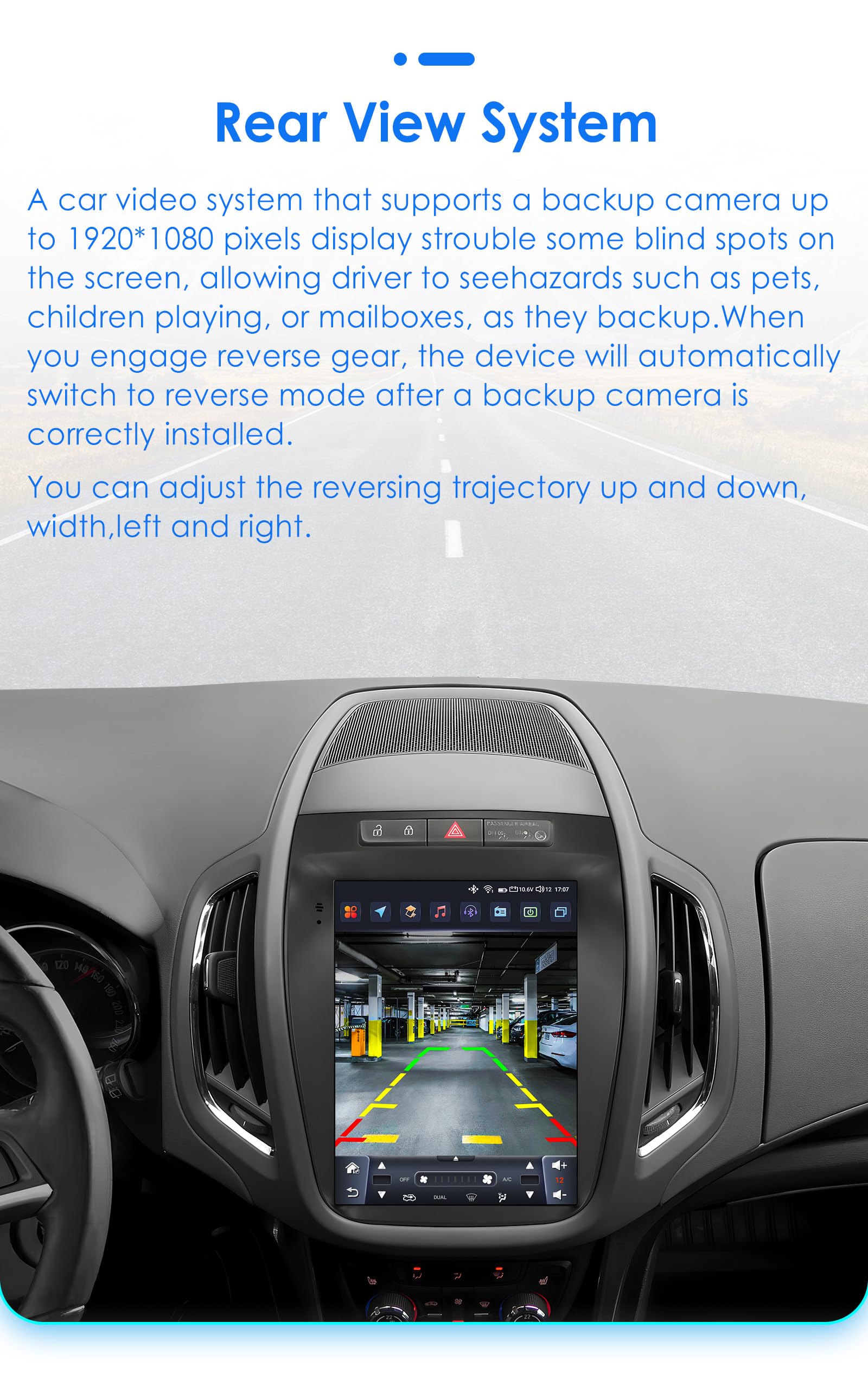 Android 14 Autoradio 9.7 pollici Touchscreen 8 core 4 GB + 32 GB per Opel Zafira C/Vauxhall Zafira C 2010-2016 WiFi Wireless Android Auto & Wireless Carplay Bluetooth WiFi 4G GPS RDS AM/FM