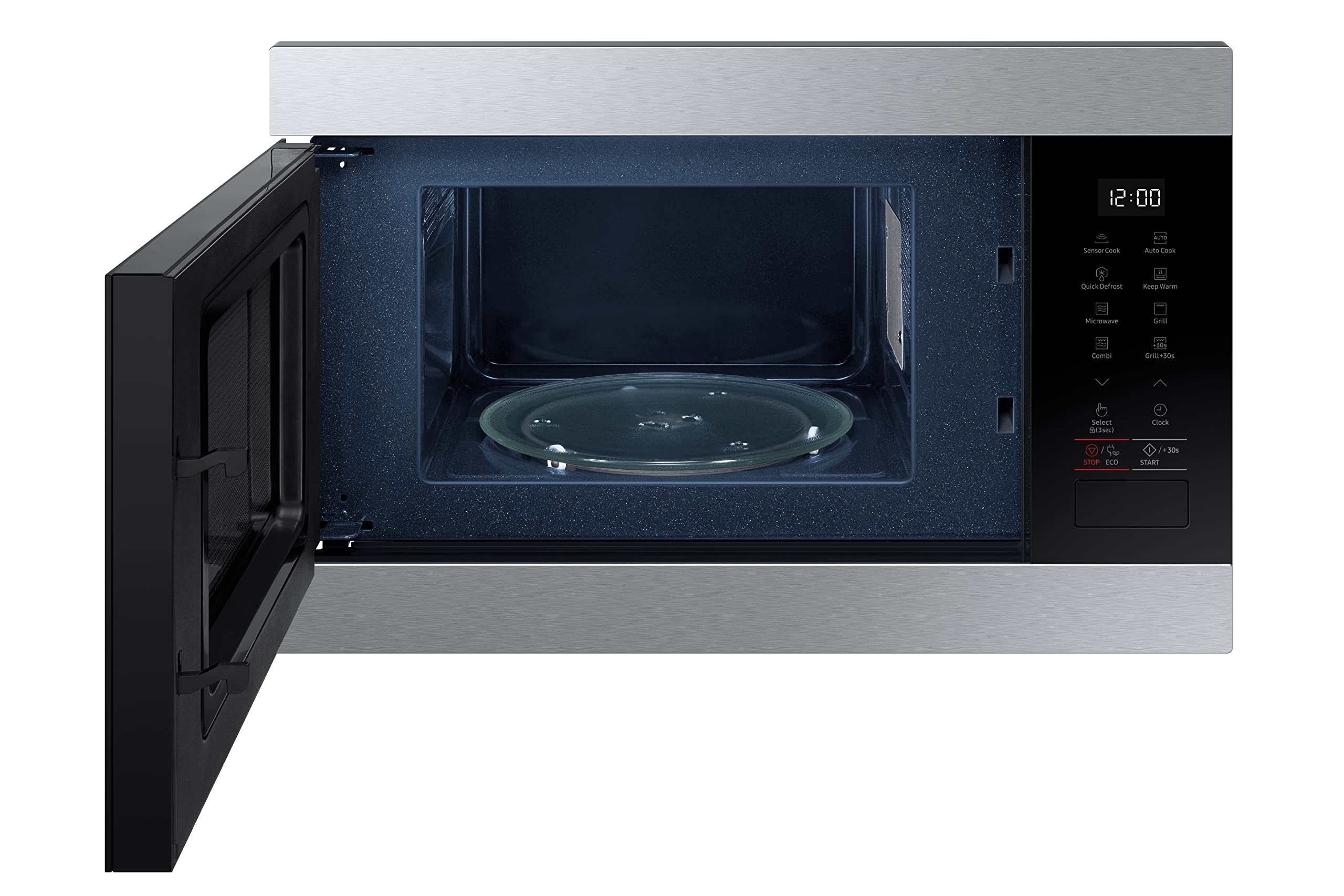 SAMSUNG MG22M8274CT INTEGRADO MICROONDAS CON GRILL 22 L 1300 W NEGRO, ACERO INOXIDABLE