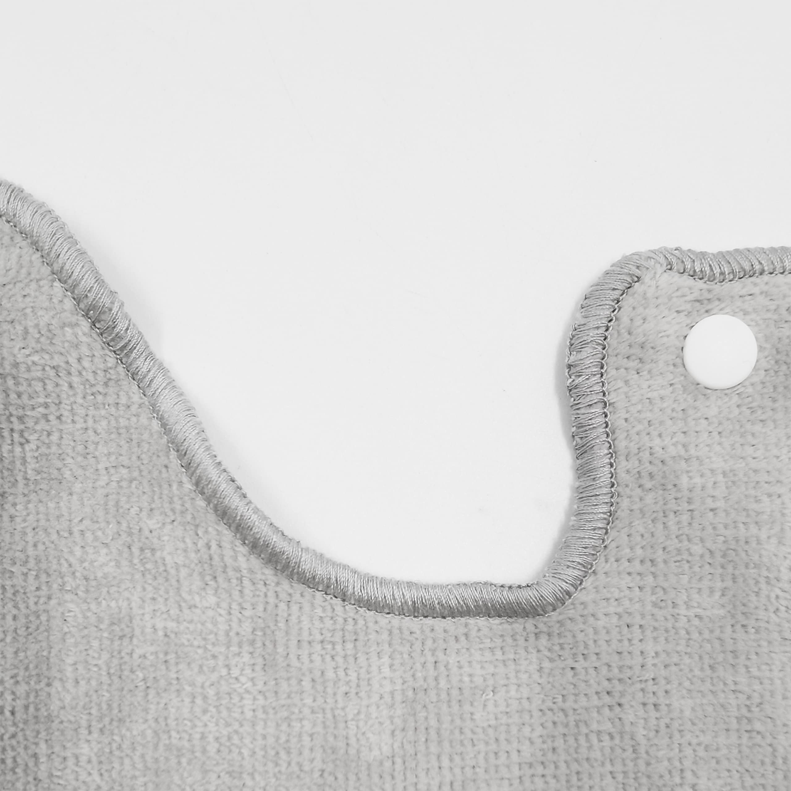 Big Light Grey Hard Hat Fascia per il sudore, riutilizzabile lavabile in spugna di cotone duro Hat Liner snap on, 9 pezzi per confezione