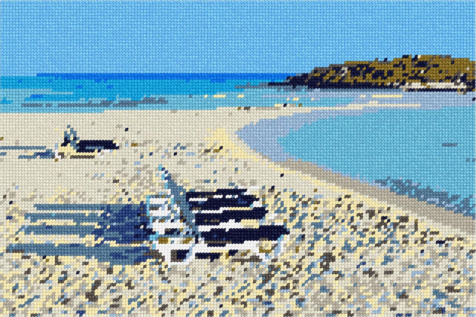 Pepita Needlepoint kit: Beach Scene, 12