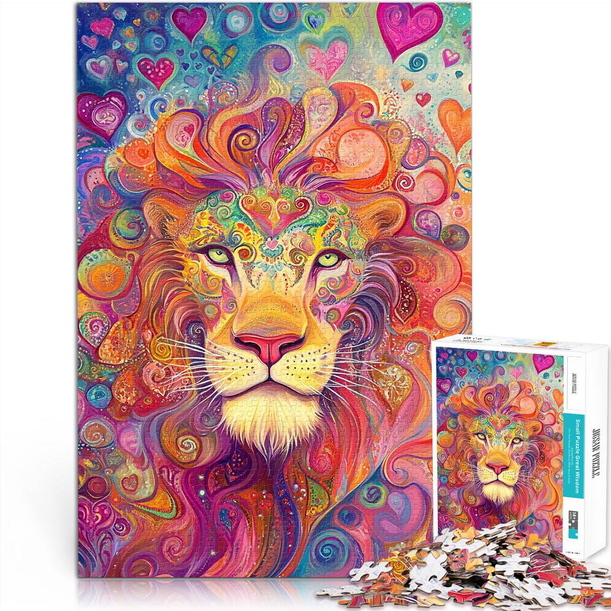 2000 Piece Puzzle For teenagers holy lion Stress Reliever Difficult Challenge 70x100cm great gift for Age 14 Years Up