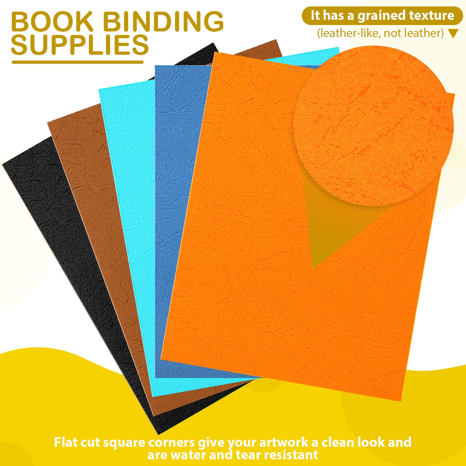 Motipuns Paquete de 160 cubiertas de encuadernación y peines que incluye 60 cubiertas de papel de 12 mil, 40 peines de encuadernación, 60 cubiertas de encuadernación de PET transparentes para