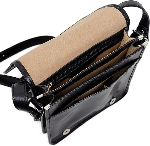 Miniatura 5 de Bolso bandolera de cuero para hombre, bolso cruzado hecho a mano, bolso de hombro, resistencia al tiempo