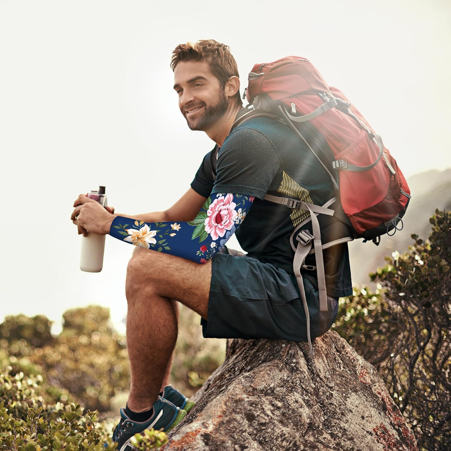 Gardening Sleeves Sun Protection Cooling Arm Sleeves Breathable Anti-Scratch Garden Protective Sleeves for Women Men - Image 5