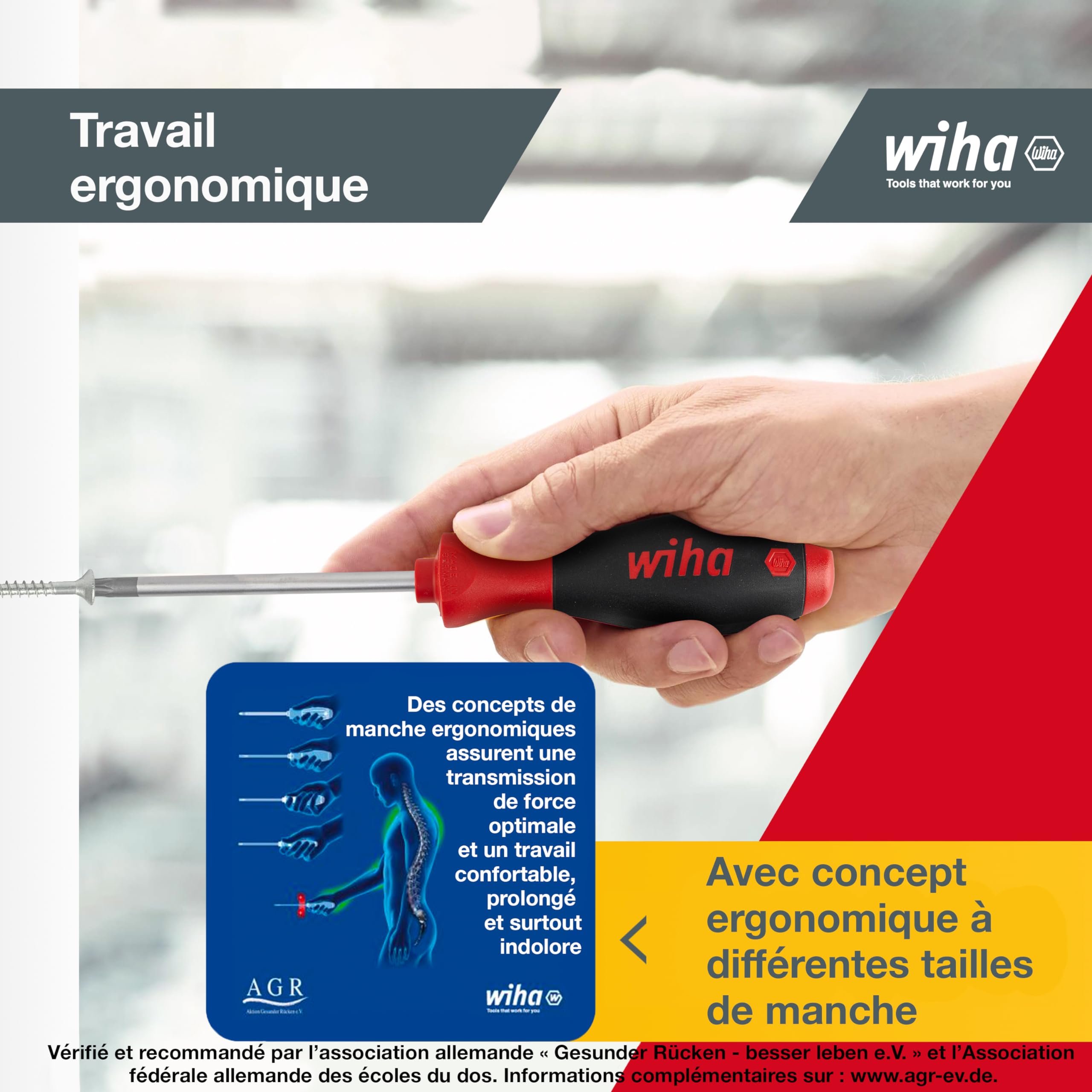 Wiha Juego de destornilladores SoftFinish 302HK12 Noir