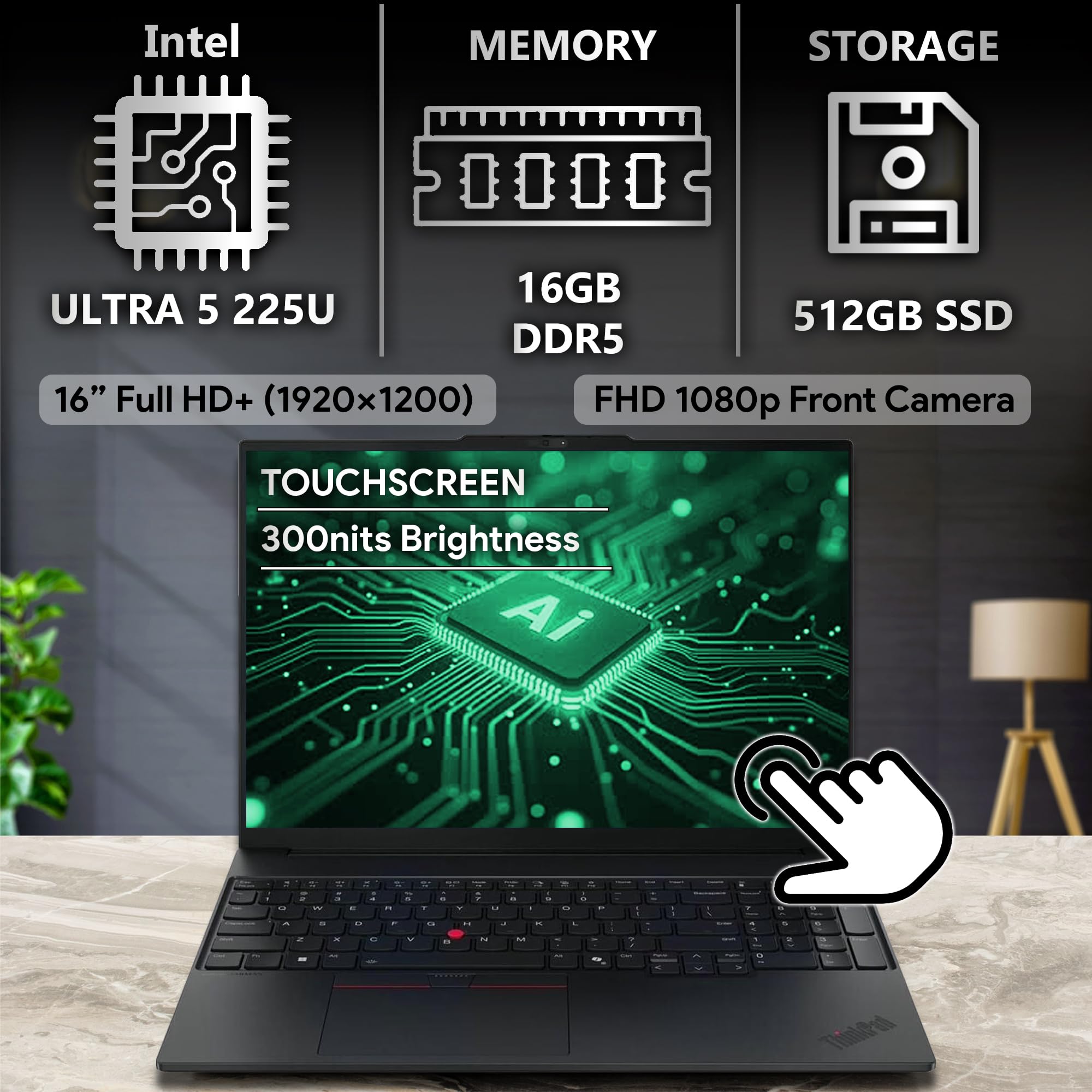Amazon.com: Lenovo ThinkPad E16 Gen 3, FHD+ 16
