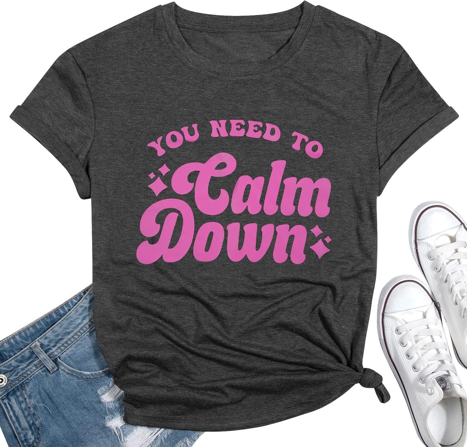 You Need to Calm Down T-Shirt Woman Country Concert Tops Music Lovers Tee LGBTQ Pride Gift Tops - Image 8