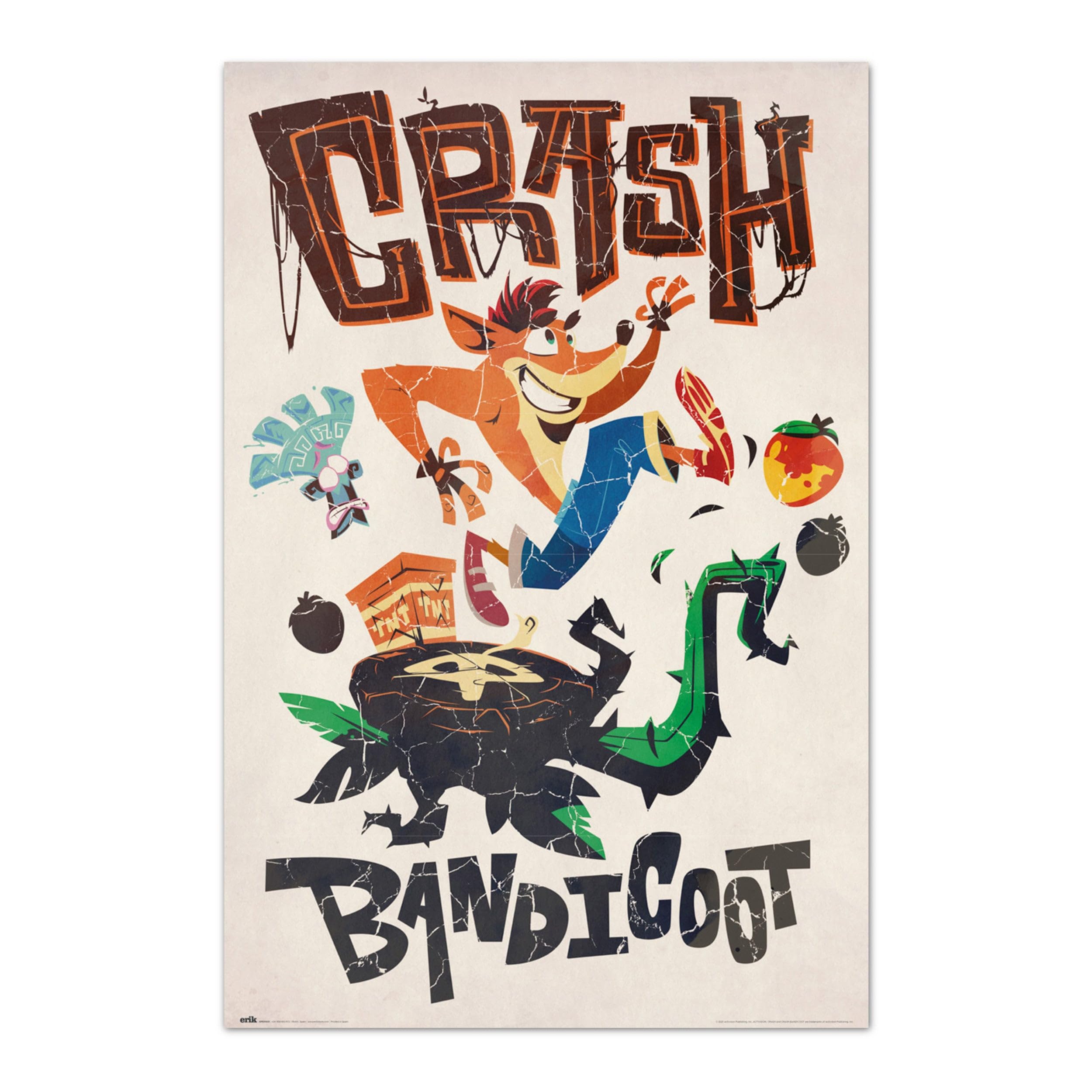 Grupo Erik Poster Crash Bandicoot Adventures, Paper, 61 x 91,5