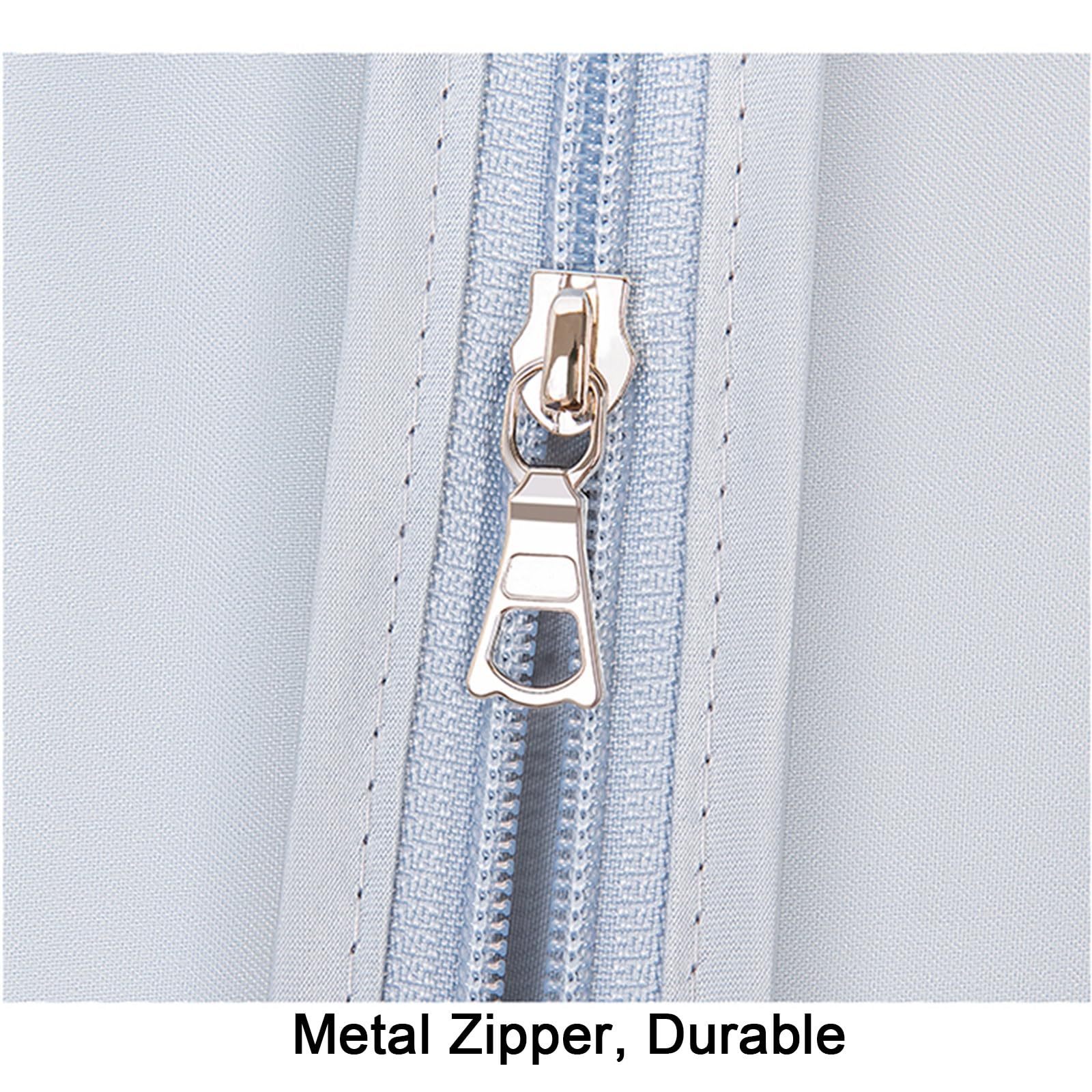 Funda para Burro de Ropa, Transpirable Fundas, Ideal para Guardar Chaquetas, Abrigos y Trajes, con Ventana de PVC Transparente (Varilla no Incluida)(180x113cm/71x45in)
