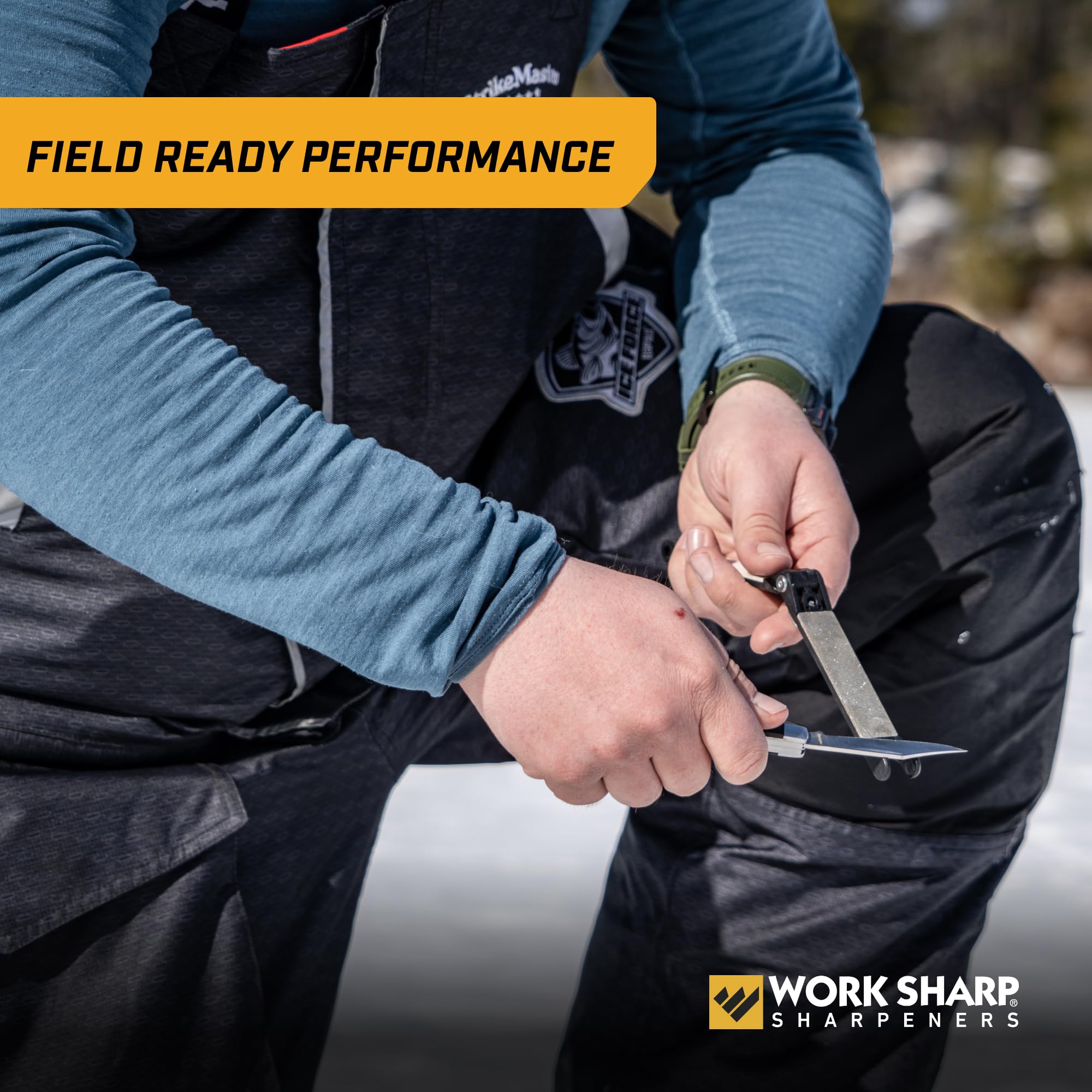 Work Sharp Folding Field Sharpener for Knives and Tools - Compact Portable Knife Edge Maintenance Gear For Tradesmen Craftsmen & Outdoor Professionals product thumbnail 6