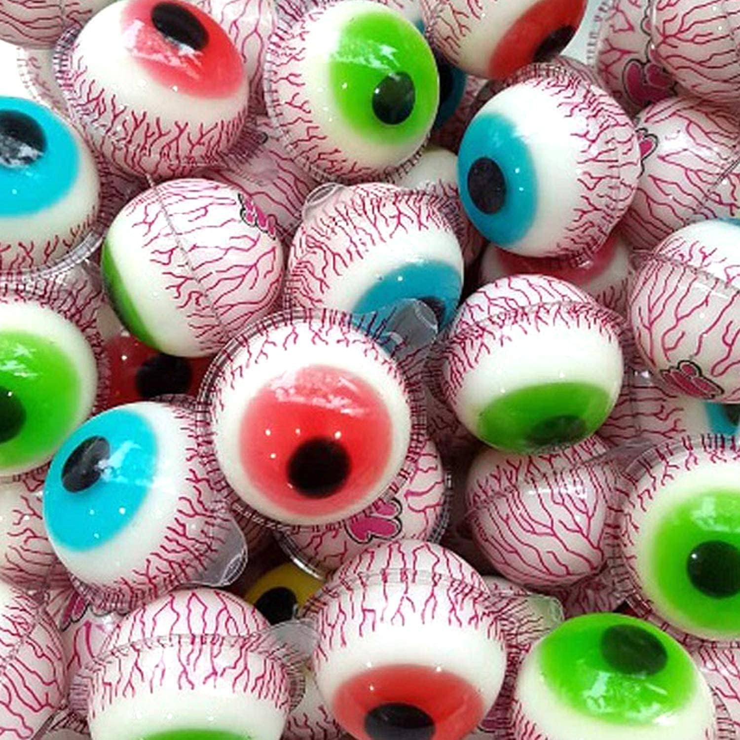 Trolli Pop Eye Soft Fruit Gummy Glotzer Candy with Sour Center 18.8g x 12 Bags in Box